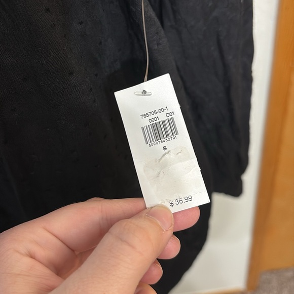 NWT Old Navy Black Long Sleeve Popover Tunic Size S - Picture 2 of 15